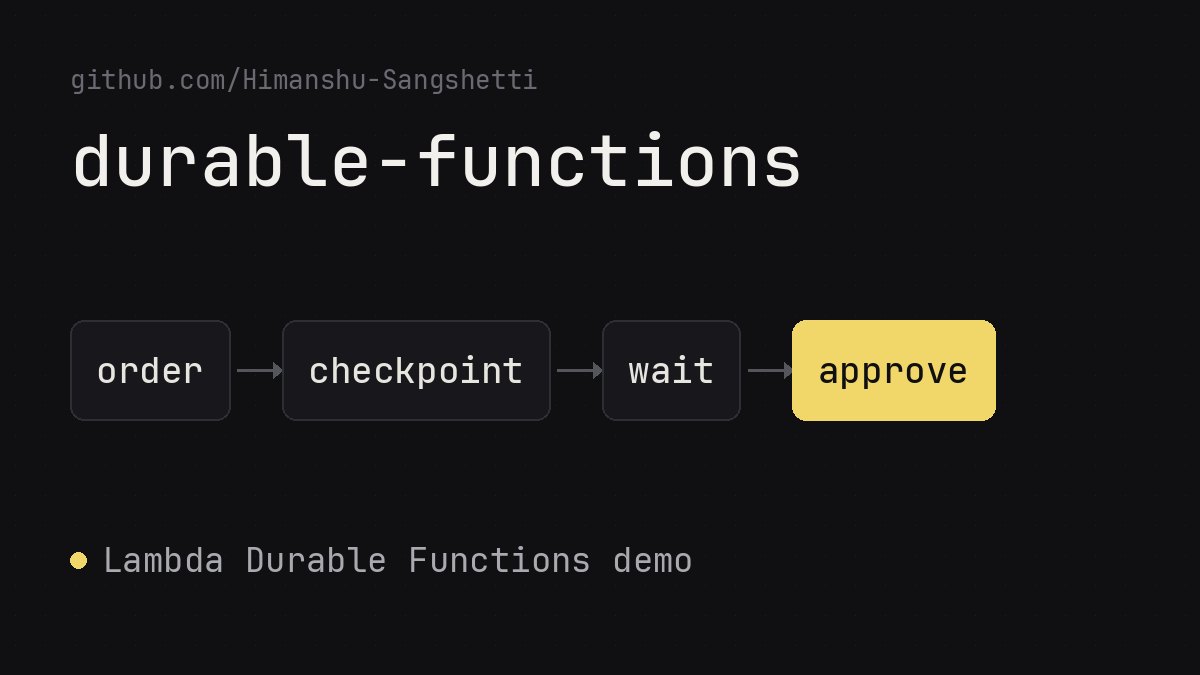 Durable Functions demo